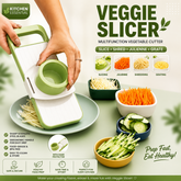 5in1 Vegetable Cutter | Multifunctional Stainless Steel Vegetable Cutter & Slicer | Kitchen Tool