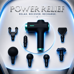 8 in 1 Multifunction Muscle Massage Gun – Deep Tissue Percussion Massager with 8 Interchangeable Heads